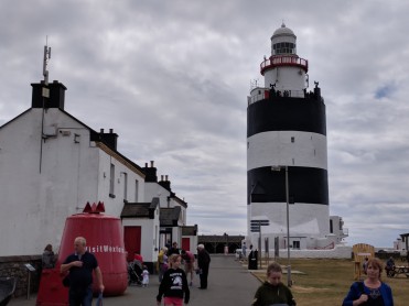 The lighthouse and lightkeeper’s house (built later)
